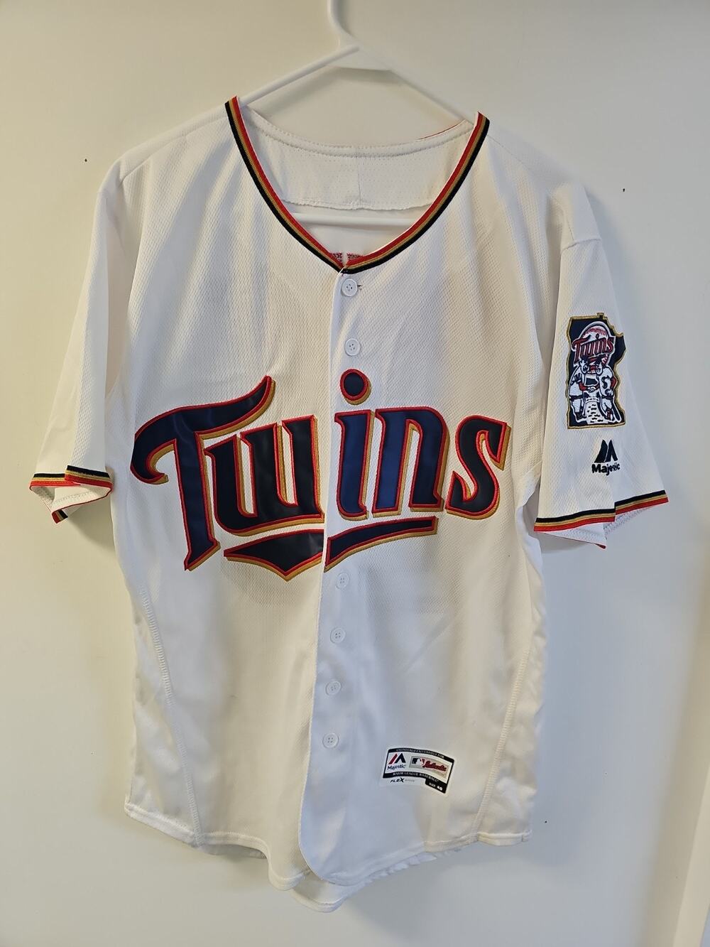 Minnesota Twins Buxton #25 Majestic Flex Base Jersey Navy Authentic MLB Sz 40